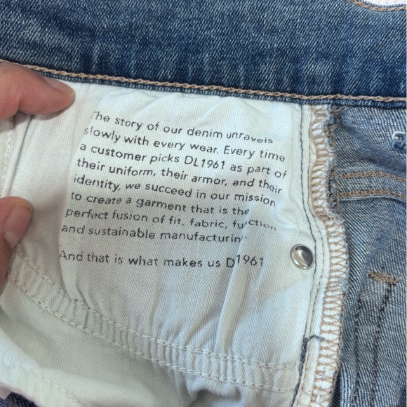 DL1961 Women's Sky Blue Wide Leg Jeans - Picture 7 of 13